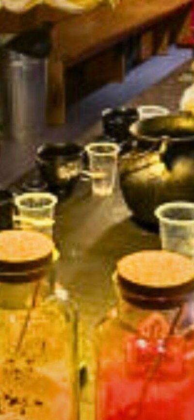 Potions Room Potions Room set up for Potions Class