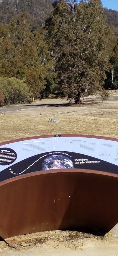 Honeysuckle Tracking Station interp signs