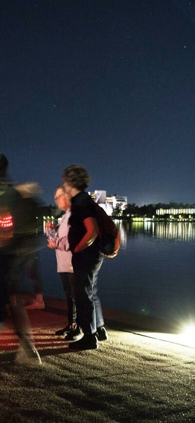 Moonlight Meanders – Lake Burley Griffin, southern foreshore