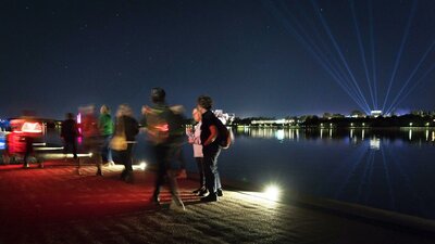 Moonlight Meanders – Lake Burley Griffin, southern foreshore