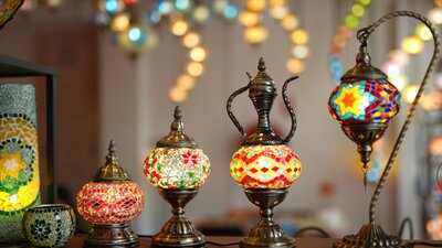 Mosaic Turkish Lamp