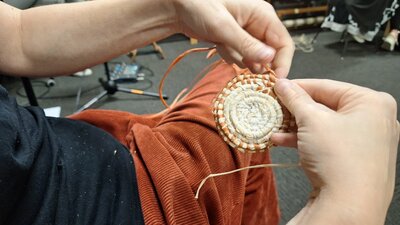 Coiled piece