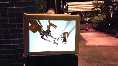 Journey to Mictlan shadow puppets