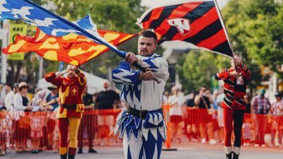 Italian Flag Throwers Italian Flag Throwers