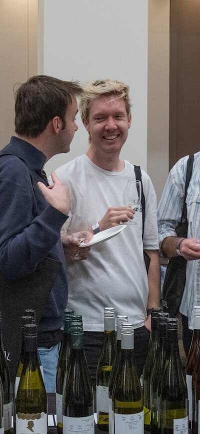 National Wine Festival - People laughing duirng the tasting