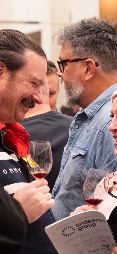 Couple at wine tasting Couple at wine tasting.