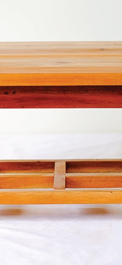 Handcrafted wooden table