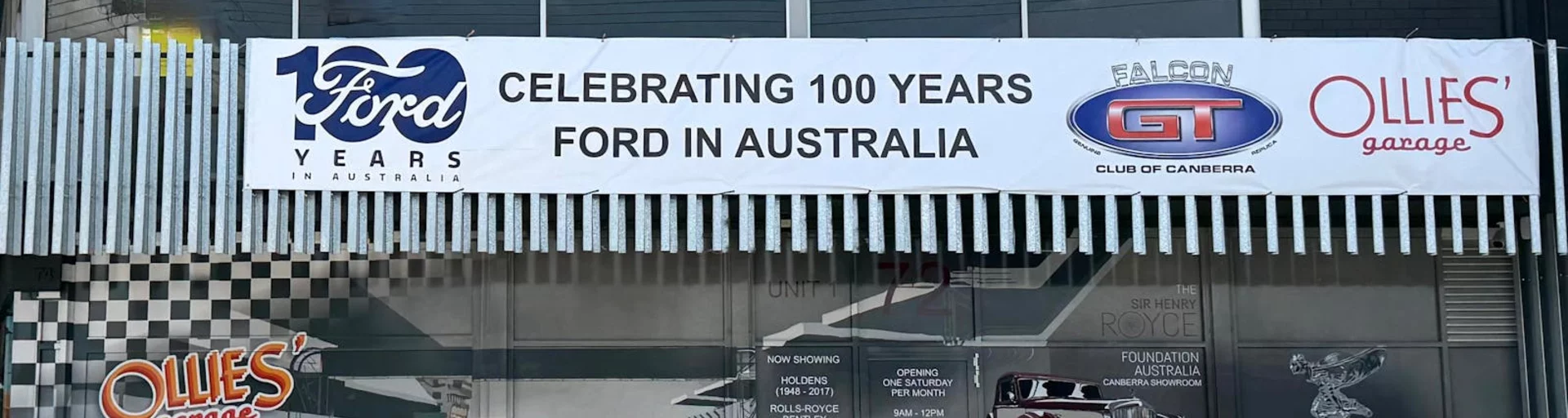 Ollies' Garage & The SHRF Canberra Showroom: 100 Years Ford in Australia