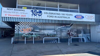 Our rotational display of Classic Cars now features Fords.