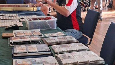 Stamps, Coins, PNC's and other collectables are all here.  Baptist Hall Kingston ACT
