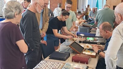 Everyone is welcome to attend the market, wide range of material available