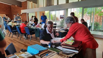 THe Society does asses your stamp material