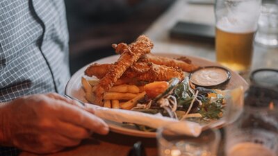 Get yourself some brain food Great food at trivia
