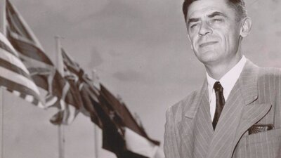 Sepia photograph of diplomat William Douglass Forsyth