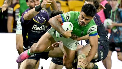 Canberra Raiders player Matthew Timoko