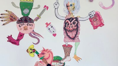Messengers Youth Program, Messengers Collaborative Monsters, 2026. Image courtesy of the artist.