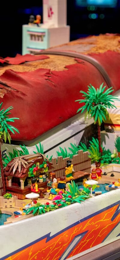 RELICS LEGORELICS Volkswagen with LEGO® world constructed on jetski