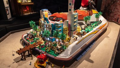 RELICS LEGORELICS Volkswagen with LEGO® world constructed on jetski