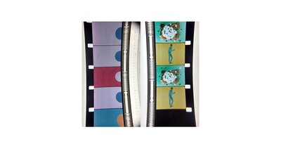 Paul Sharits, Razor Blades, 1965–1968. Two 16mm colour films projected side by side.