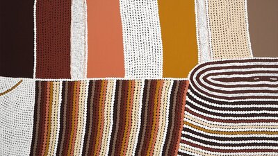 Raukkan (meeting place) painting