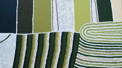 Thumelin Ruwi (green Country) painting