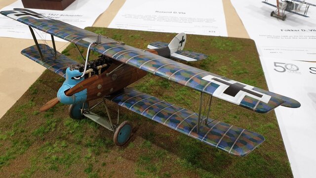 Scale model of a Roland D.VIa Scale model of a Roland D.VIa