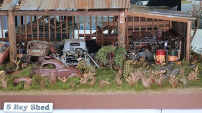 Shed diorama