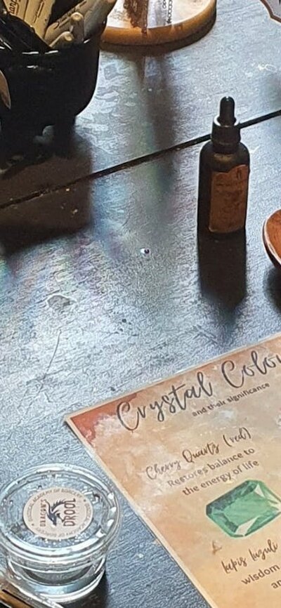 Wand Making Workshop Set up