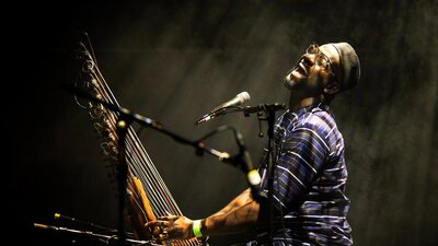 Seckou Keita Kora Player