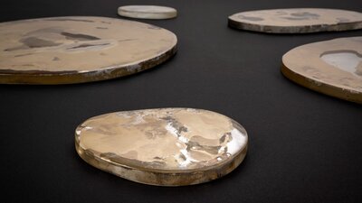 Gabriella Bisetto, Evaporates until it disappears (detail), 2024, as part of exhibition Glass artworks