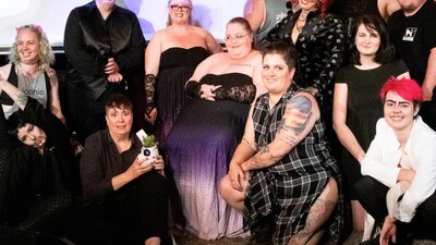 Photo of a group of performers