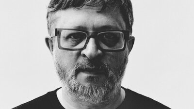 Mark Pritchard - Mark Pritchard & Thom Yorke: Tall Tales + Q&A 21 November, 2026 Black and white image of man wearing glasses looking at camera