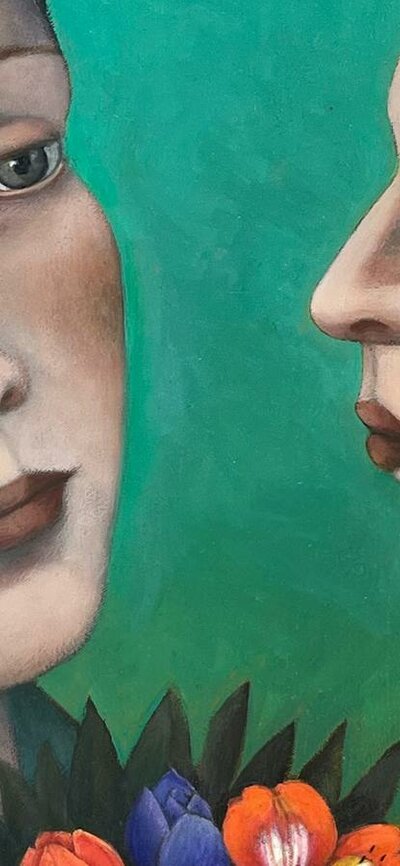 Oil on Canvas 45 × 50 cm