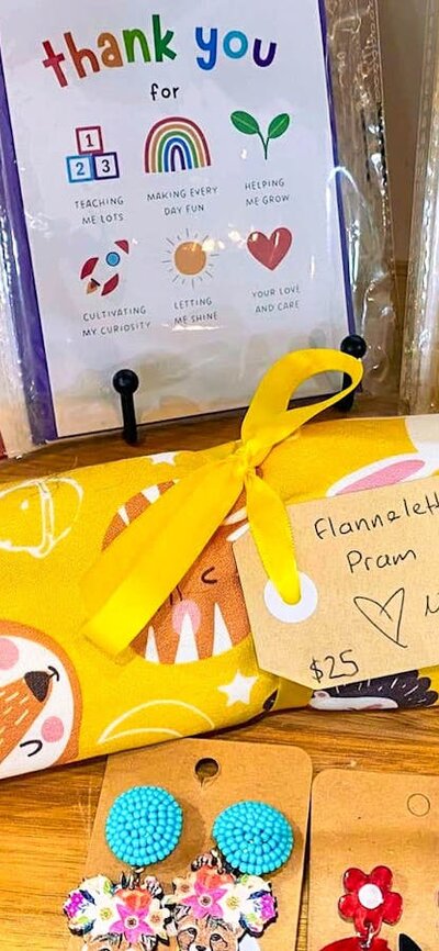 Earrings and cards