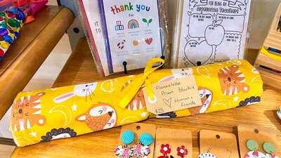 Earrings and cards