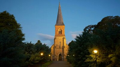 Photo of St John's at dusk