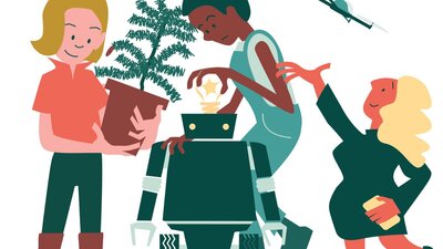National Science Week characters
