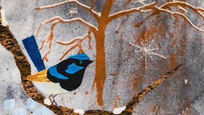 Winter quilt by Kerry Moir