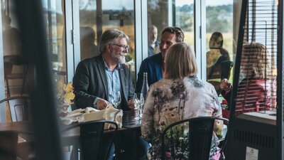 The Vintners Daughter Cellar Door Gorup enjoying wine tasting at The Vintners Daughter Cellar Door