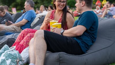 sunset cinema, outdoor cinema, openair cinema, movies, Canberra, Australian National Botanic Gardens