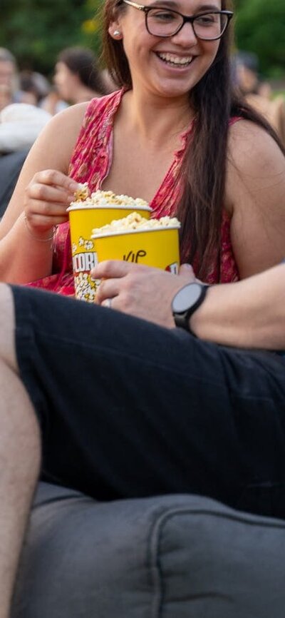 Date night at Sunset Cinema sunset cinema, outdoor cinema, openair cinema, movies, Canberra, Australian National Botanic Gardens