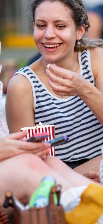 sunset cinema outdoor movies Canberra girls night food wine cheese picnic