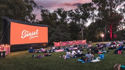 sunset Cinema, outdoor movies, Canberra, events,  food, wine, cheese, bar, picnic