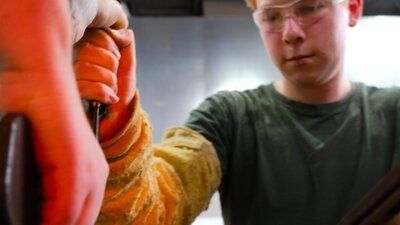 Teen Glass Blowing