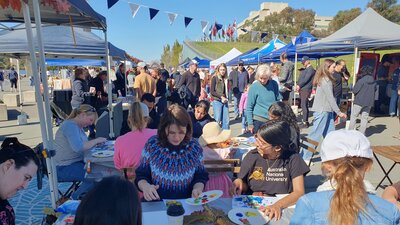 Autumn Art Fair at The Little Burley Market Free Art Workshops