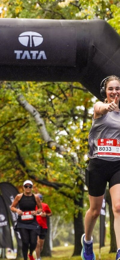 Participants running