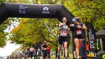 Participants running