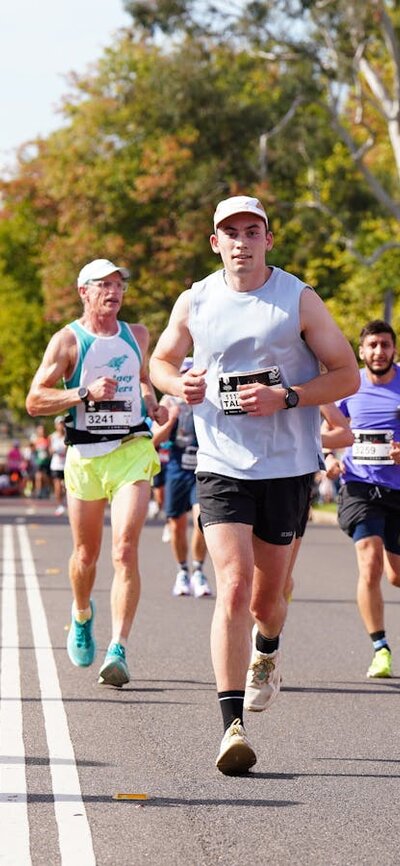 Participants running