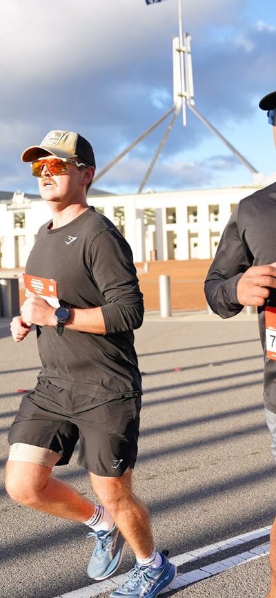 Participants Running in Canberra