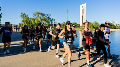 Runner in Canberra